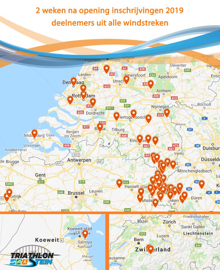 Waar komen onze eerste 100 deelnemers vandaan?