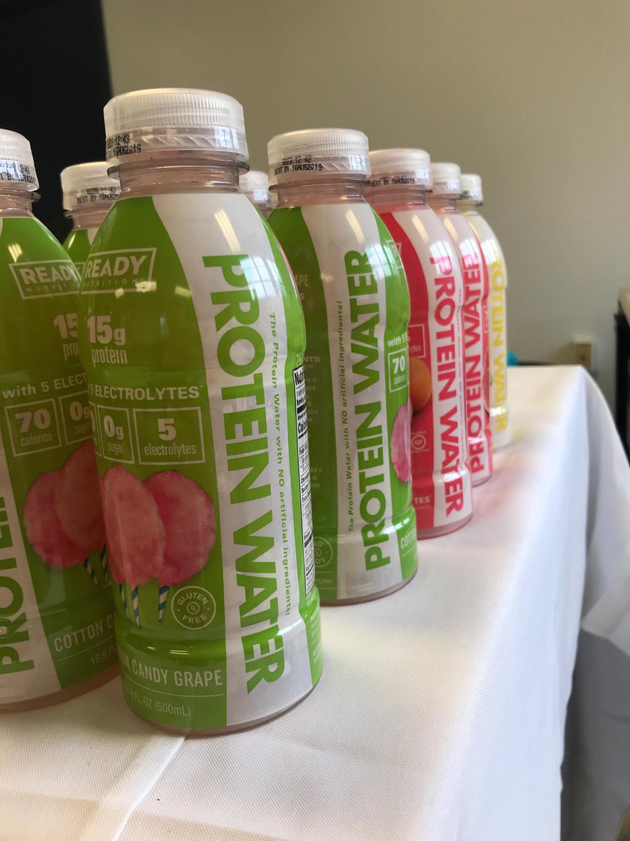 GWUperformance's tweet image. Thank you to Ready Nutrition @jcboneon1 for supporting the Strength &amp;amp; Conditioning DC Clinic for Winter 2018 at George Washington University with some protein water!