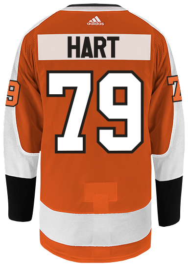 G Carter Hart will wear jersey number 
