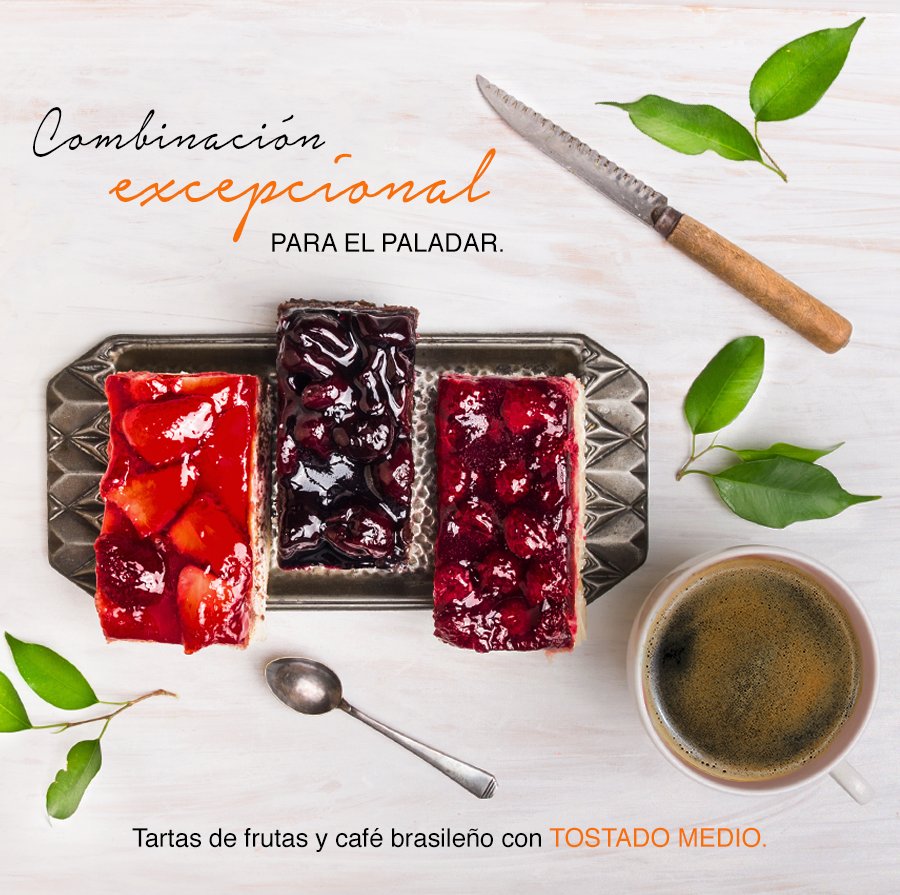 ¿Has probado combinar tu café con algo dulce para degustar mejor su sabor? Te recomendamos probarlo con tarta de frutas
