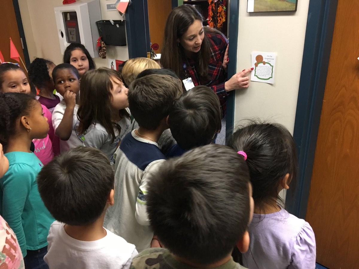 NISDPowell's tweet photo. The Kindergartners @NISDPowell were on a mission to find The Gingerbread Man!  They incorporated their Reading, Mapping, and Reasoning skills to find him.  Congratulations!  @kjworle6 @Kinder_Ramsey  @NISDPK_K @RootEdSA #gingerbreadlearning https://t.co/MC8hECyimp