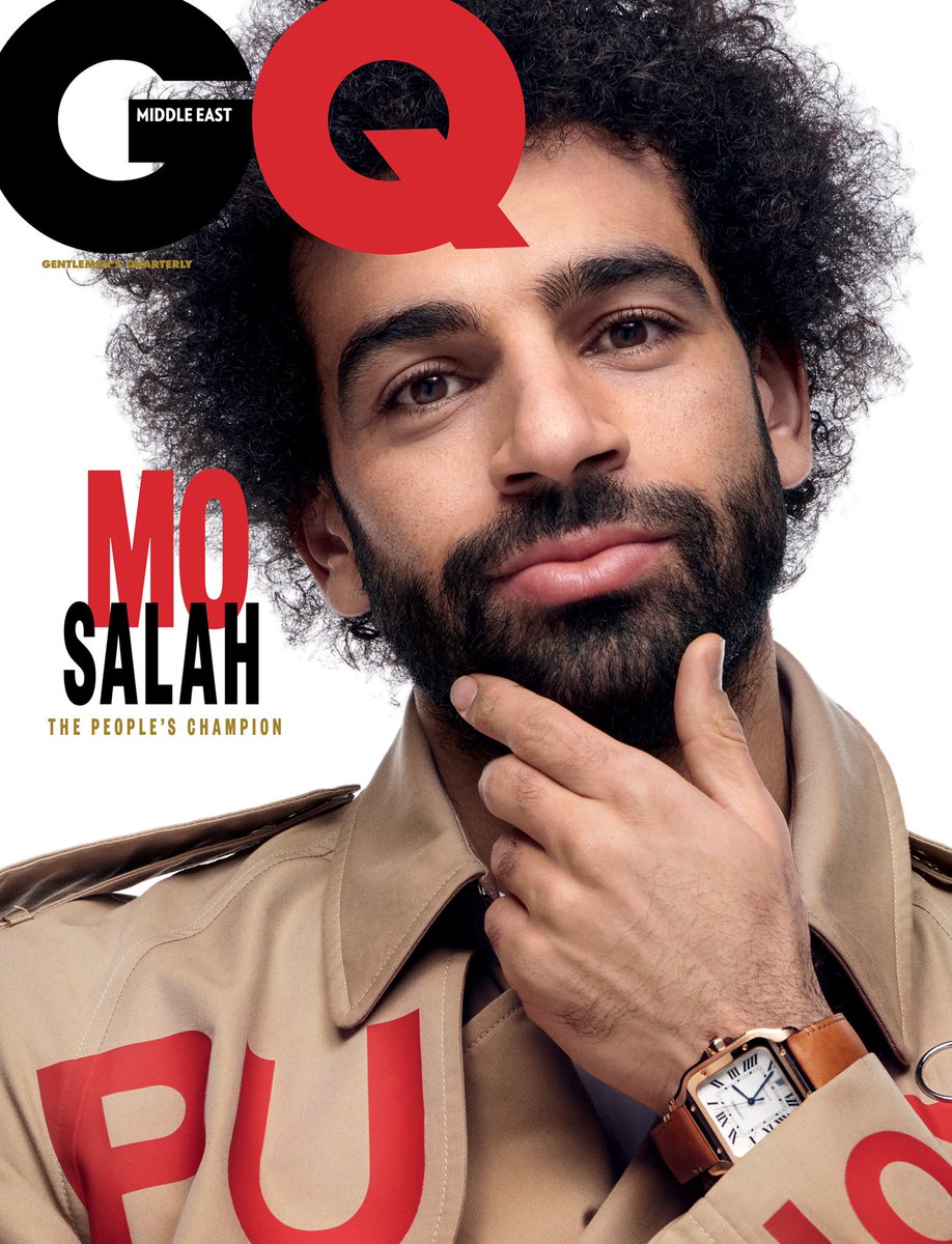 GQMiddleEast's tweet photo. Nicknamed ‘Egyptian King’ by his admirers, Mo Salah (@MoSalah) is the people’s champion.

Oh, and our cover star as well. 

Read the interview here: https://t.co/4Sf3HPPUdZ https://t.co/Xsmo1Q4n9O