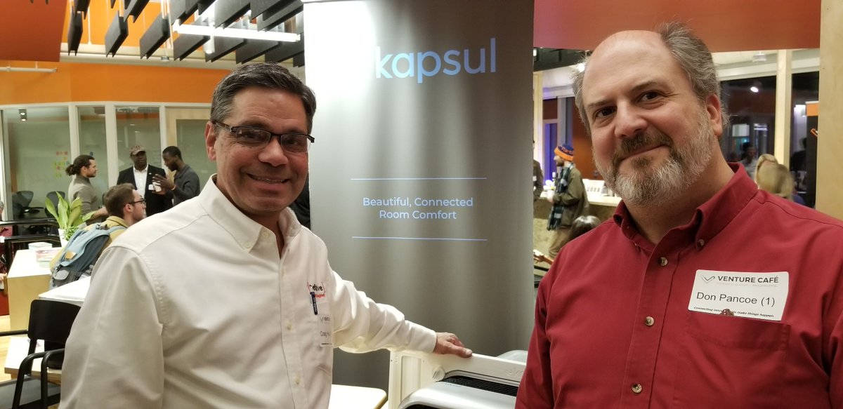definitivepa's tweet photo. Definitive Design Corp had an exciting time at the @NextFab_PHL graduation at @VentureCafe Cafe Philadelphia Thanks to @PhillyNewTech , we met some innovational companies such as our old friends @kapsulair . https://t.co/0awyqkFzmY