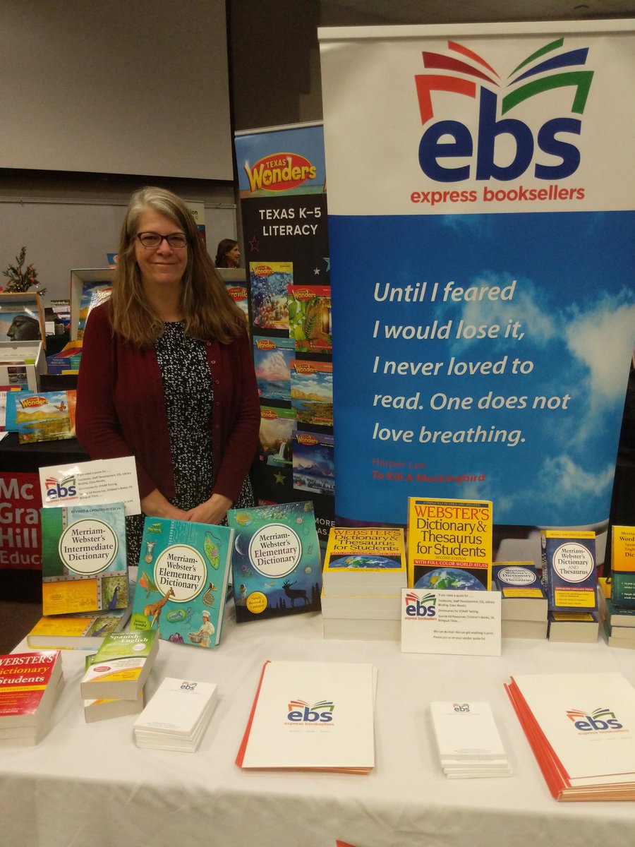 ExprBooksellers's tweet photo. We loved meeting Instructional Materials Coordinators from @Region10ESC &amp; @ESCRegion11 on Friday! We told them about all the books we can provide including dictionaries that comply with STAAR testing guidelines.

 Thank you to Susan Lenox from @Plano_Schools for inviting us! https://t.co/dOjDu9hBJQ