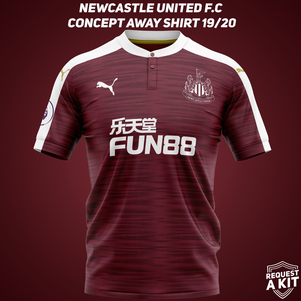 Newcastle Fc Away Kit - Newcastle United 20 21 Away Kit Maroon Classic Concept Nufc / We have a