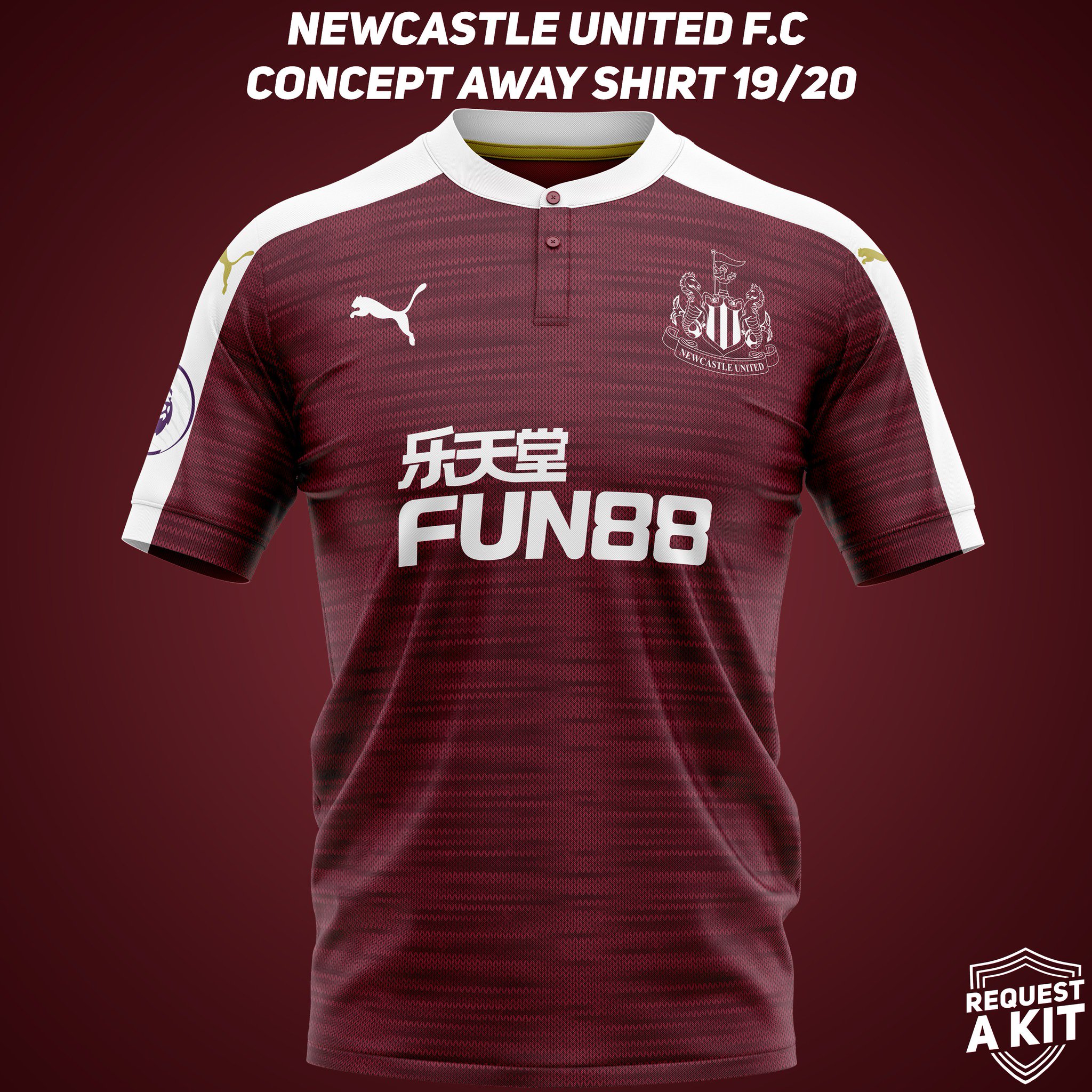 newcastle united away jersey