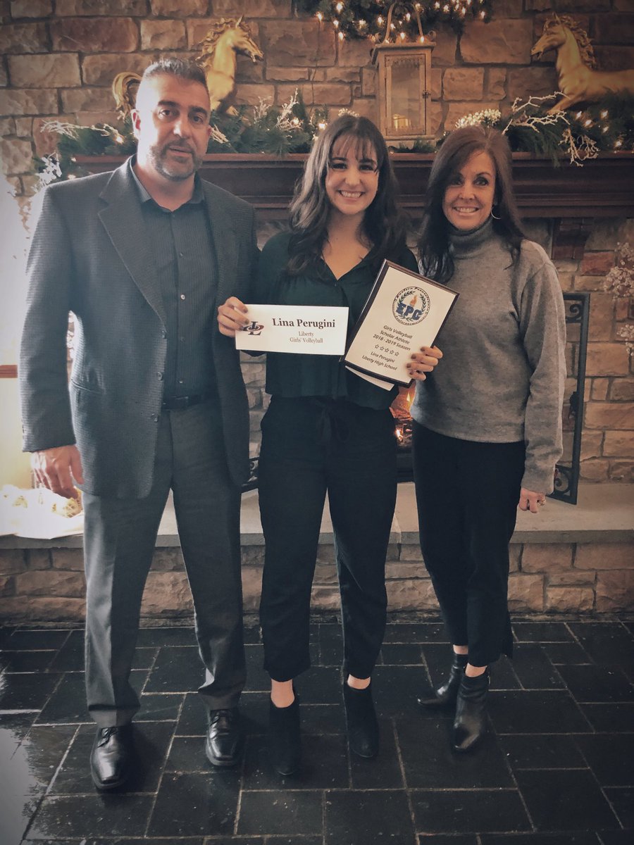 LibGirlsVball's tweet photo. Congrats to senior Lina Perugini for being awarded the Girls Volleyball scholar athlete award for 2018-2019‼️ Proud of your hardwork & dedication on and off the court!🏐📚 https://t.co/tFpLhbSGxR