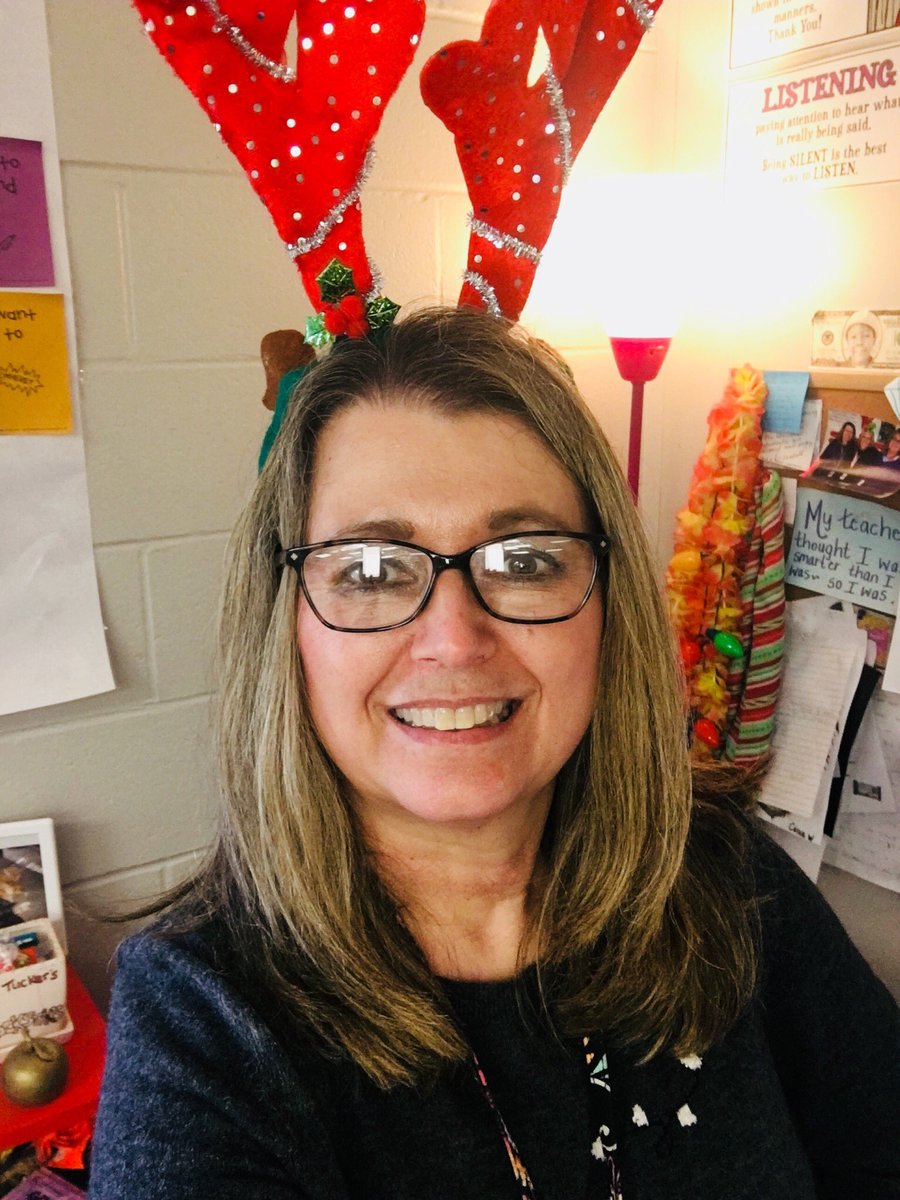 I’m late today, but it’s dress like a reindeer day! #BSIEaglepride #bsiholiday18 #bsiholiday #4thgradeteacherlife #4moredays