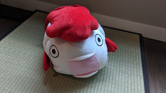 cyclost's tweet photo. Received a random gift from a seller. Is that a Goldeen with no horn but a memish face? https://t.co/kU5mvlV1S8