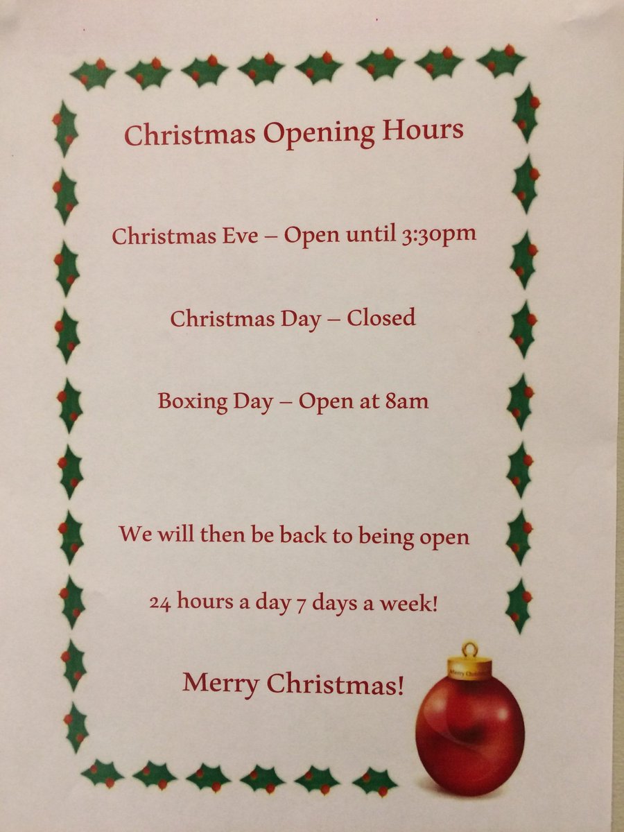 Merry Christmas! Thank you for your valued custom and see you next year 🎉