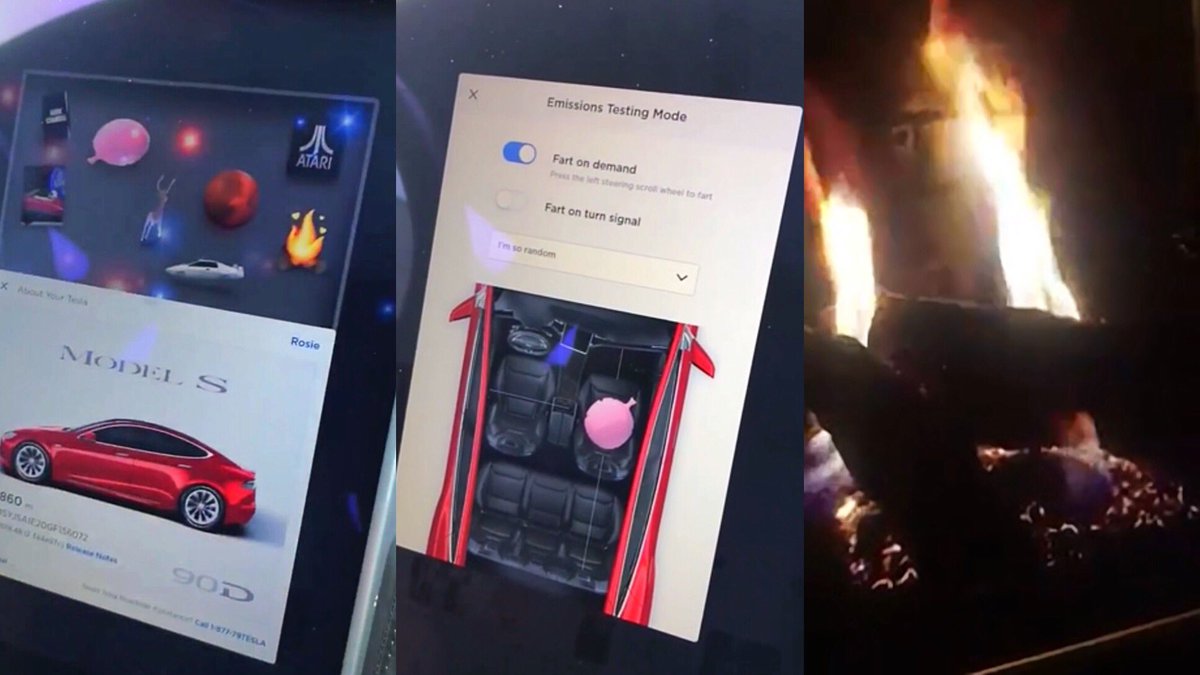 TeslaNY's tweet photo. #Tesla's "Romance Mode" & "Toilet Humor" Easter Eggs π°π₯π¨ (vids w/π) https://t.co/opbXtBHKVo $TSLA #EV #ElectricVehicle #EmissionsTestingMode https://t.co/uxJzZ66Tx0