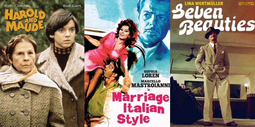 Kanopy's tweet photo. We’re preparing for the Golden Globes next month by revisiting some of our favorite past winners and nominees, including the mind-boggling MEMENTO and the hilariously dark HAROLD AND MAUDE. https://t.co/Tr2RWkAQu6 https://t.co/p1Tjr7fB2s