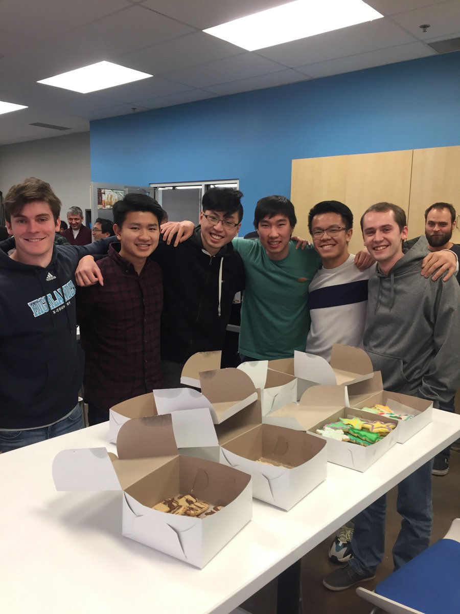 ThisIsMagnet's tweet photo. Celebrating our amazing co-ops today (with holiday cookies!!! 😆) Thanks for your hard work and dedication this term. #ByeForNow #MagnetCoops 🍪@norrisbakery https://t.co/qHqOSA3SDq