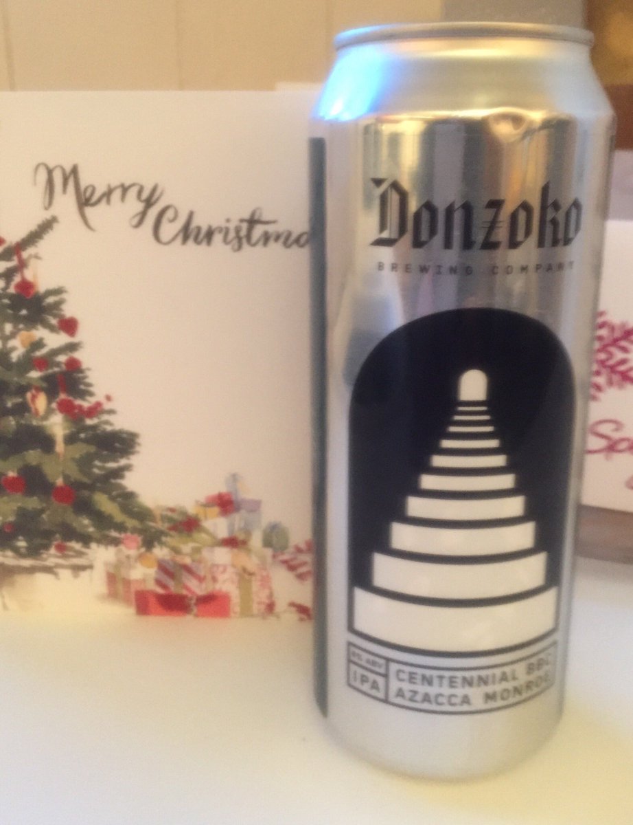 ReadMAWBooks's tweet image. This is an awesome IPA 👏 from @DonzokoBeer 
Had a taste of this at #Festoon with the @lanternrougeNCL now available from today @TheFreeTradeInn 
Only canned last week 13/12 get in quickly. 😁👍
Merry Christmas! 🎄