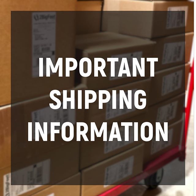 Shipping notice