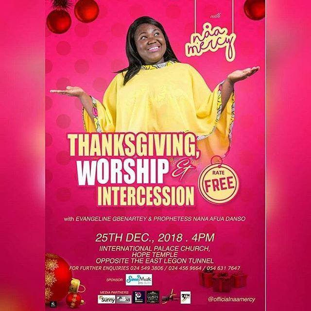 XtianEventsgh's tweet photo. Thanksgiving Worship and Intercession Service with Naa Mercy
25th December 2018
International Palace Church, Hope Temple
Opposite The East Legon tunnel 
#GHCE 
#DecemberEvents
#GODISNOTDEAD
#GHCE1
#twi_service https://t.co/Dv6WtRp73f https://t.co/LMe7nozWqR