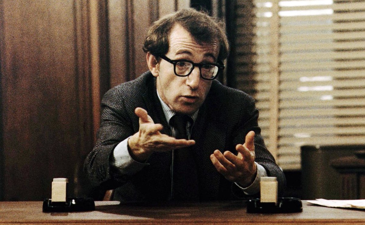 RollingStone's tweet photo. Woody Allen reportedly began a relationship with a 16-year-old model when he was 41 — and used it as inspiration for his 1979 film 'Manhattan' https://t.co/zlZ59a5YUC https://t.co/pXXUPzMJem