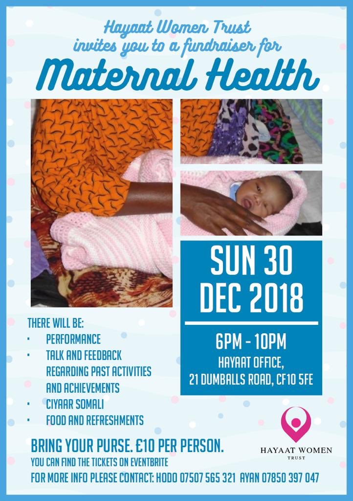 We are having a fundraising event on 30th of December for maternal health, we are hoping that you will be able to join us and help us make a small difference. We will soon attach the Eventbrite link where you can all get the tickets.