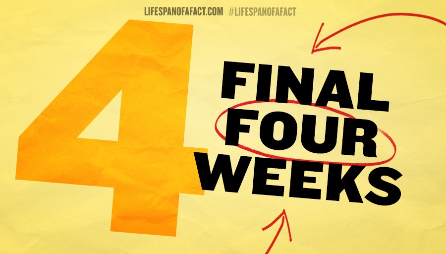 You don’t want to miss #LifespanofaFact on Broadway! Only 4 weeks left - get your tickets now: lifespanofafact.com