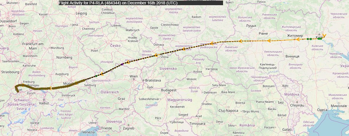 Rinat Akhmetov's (Ukrainian bandit/Manafort) P4-RLA 12/16/18 Kiev-Basel 12/17/18 Basel-Kiev (~1h landing)-Geneva"...Deripaska's relationship with Manafort began in the mid-2000s, when Manafort was a consultant for Akhmetov..." https://www.washingtonpost.com/news/worldviews/wp/2017/09/24/manaforts-russia-connection-what-you-need-to-know-about-oleg-deripaska/?noredirect=on&utm_term=.3e3436ef2b58