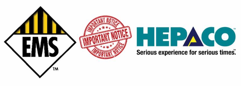 EMSONECALL's tweet photo. EMS AND HEPACO MERGER ANNOUNCED TODAY. Click here for more details: https://t.co/o2M59nBtVQ. #TheEMSDifference #HEPACO https://t.co/nOxeJXSqpp