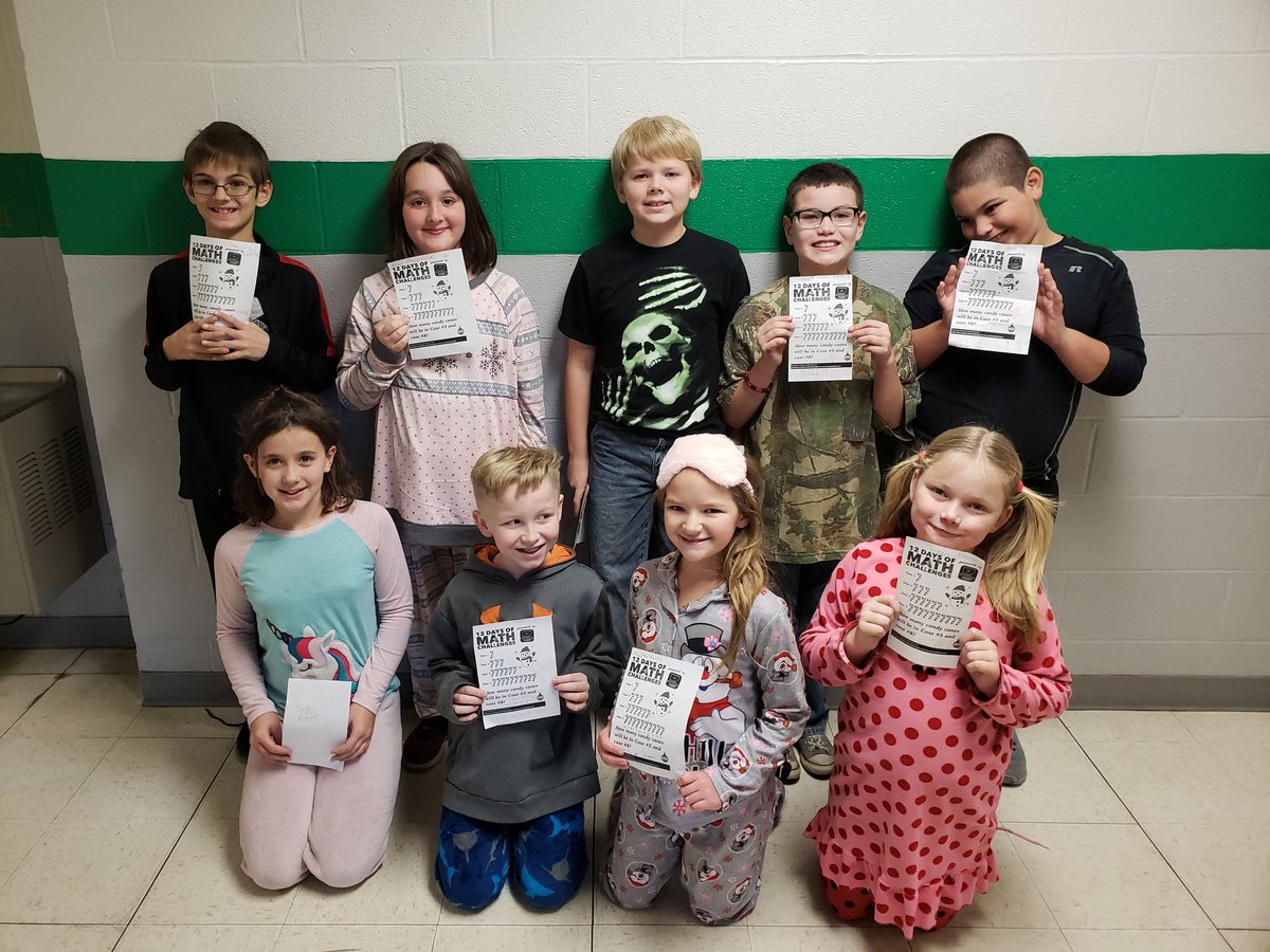 cafallert's tweet photo. Day 3 winners of our Holiday Math Challenge! #BeaDragonSGEL @HuckTyne https://t.co/ecbGHCodNK
