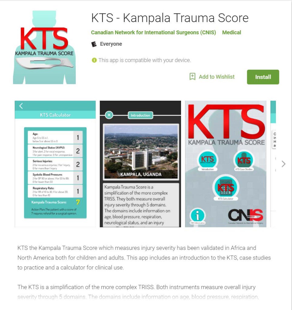 CNIS recently launched a new trauma scoring tool for use on Android devices. Check out here: cnis.ca/cnis-most-mobi…