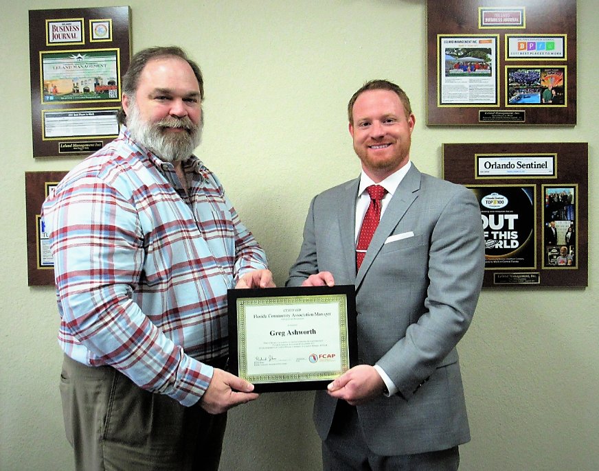 Leland_Mgmt's tweet image. Congratulations to our very own Greg Ashworth! He just received his CFCAM Certification and we’re so proud of him! It's the most comprehensive program available for community association managers. Keep up the good work!

#mcm #goals #congratulations #proud #happymonday