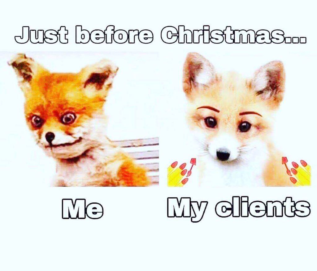 jxmieengel's tweet photo. what everyone at the salon looks like today vs what our clients look like
#christmas #dying #needcoffee #needvodka https://t.co/ydEUjW7lpN