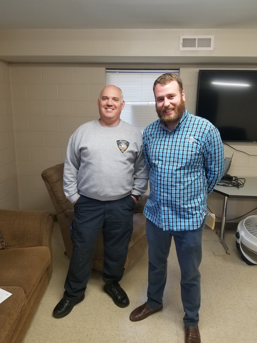 Meeting with our local firefighters to go over firstnet. <a href="/amberpedro1/">Amber Pedro</a> <a href="/theriddler704/">Stephanie Riddle</a> <a href="/Jontaviusb34/">Jontavius</a> #RiddlezRydaz