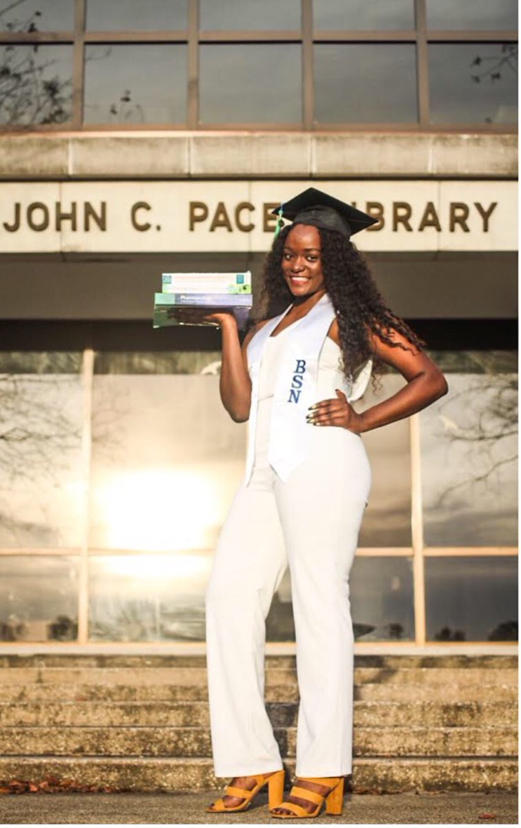 UWFSGRho's tweet photo. Now paging Nurse Tia!! We would like to give a huge congratulations to our sister Tia Atilus on getting her Bachelors of Science in Nursing. Thank you for keeping Sigma a priority even after spending DAYS in the library. We know it was not an easy task being chapter president, https://t.co/CHNyqvnv7E