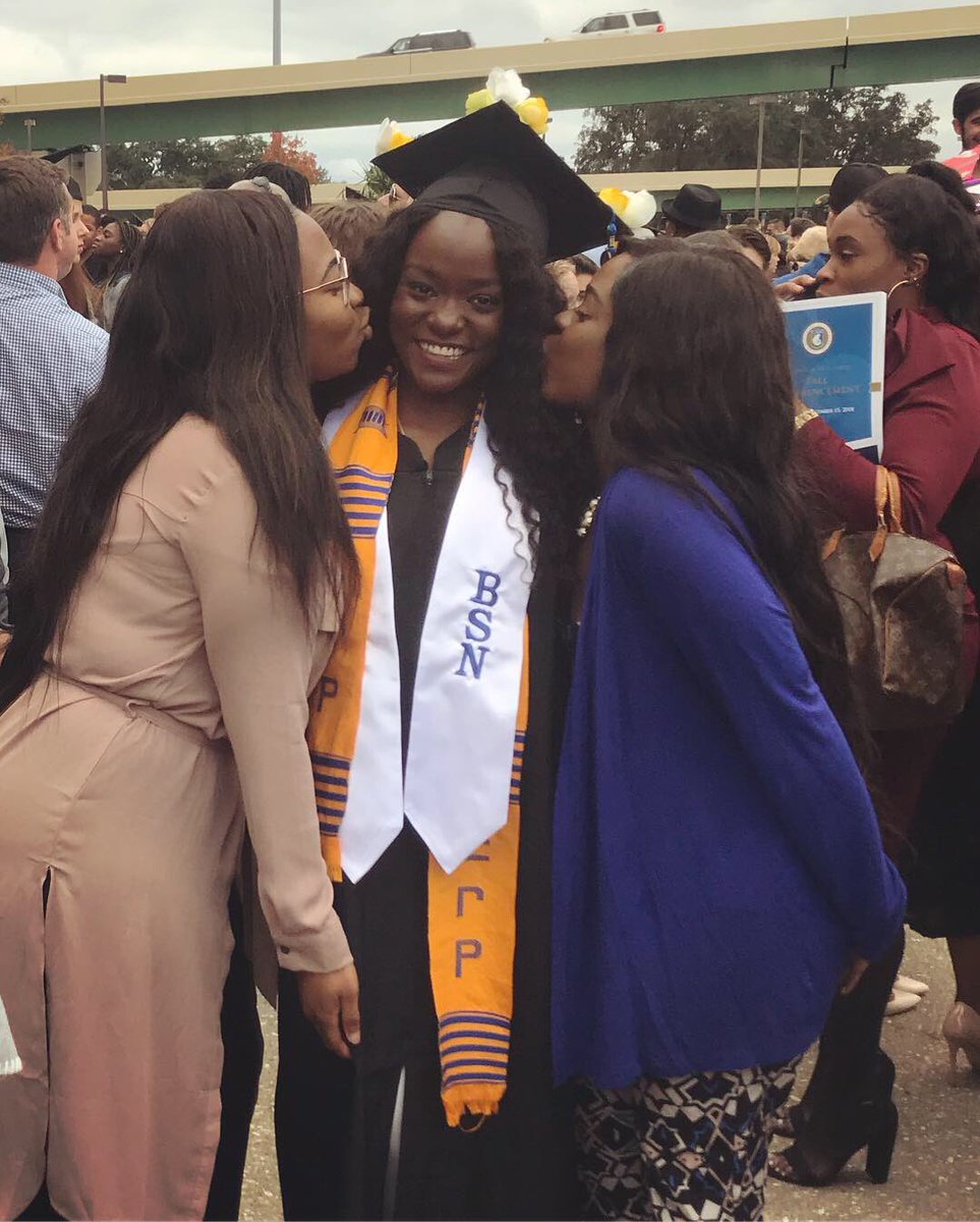UWFSGRho's tweet photo. Now paging Nurse Tia!! We would like to give a huge congratulations to our sister Tia Atilus on getting her Bachelors of Science in Nursing. Thank you for keeping Sigma a priority even after spending DAYS in the library. We know it was not an easy task being chapter president, https://t.co/CHNyqvnv7E