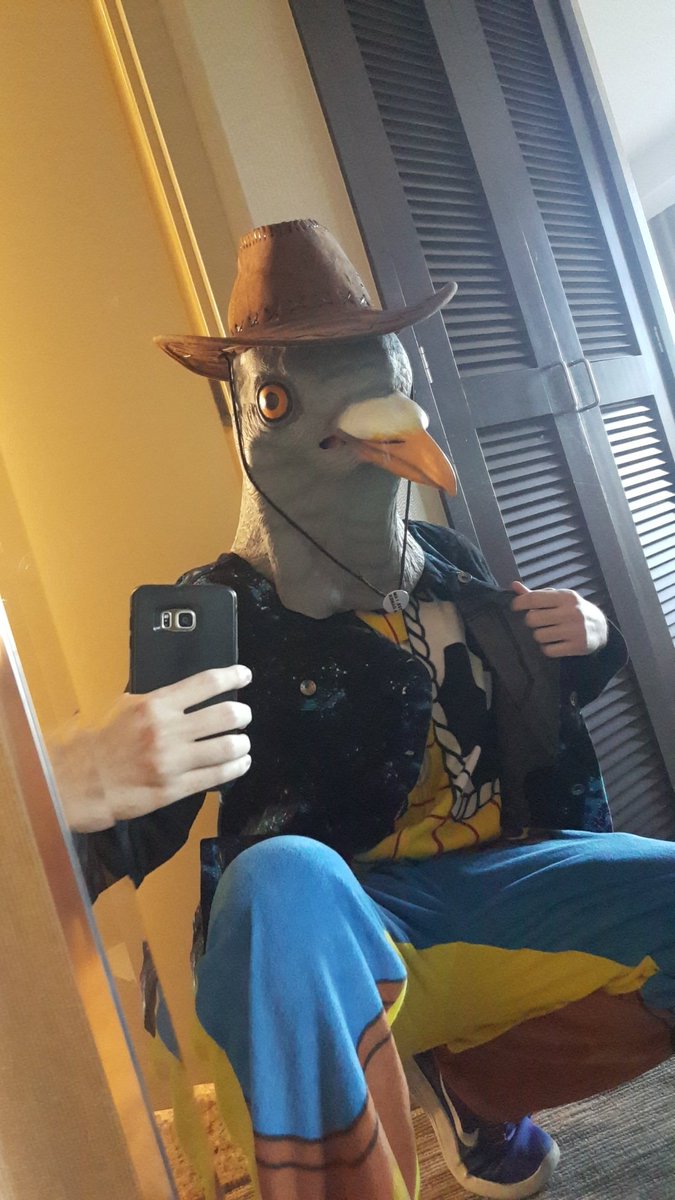 lordwaffleking's tweet photo. this was my cowboy boop beep cosplay at #conaltdelete i am a space cowboy π€ π€ π€
nothin personnel...... kid,,,,
#conaltdelete2018 https://t.co/SWlcbueQjK