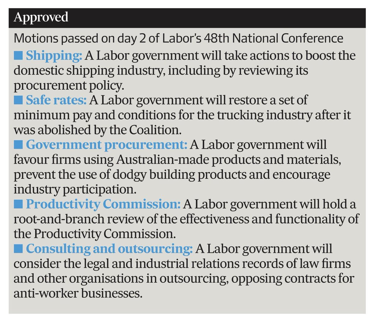 TWUMichaelKaine's tweet image. Big day of wins for working people at #LabConf18 including in the transport industry. Safe rates will mean safer roads for everyone @AustralianLabor