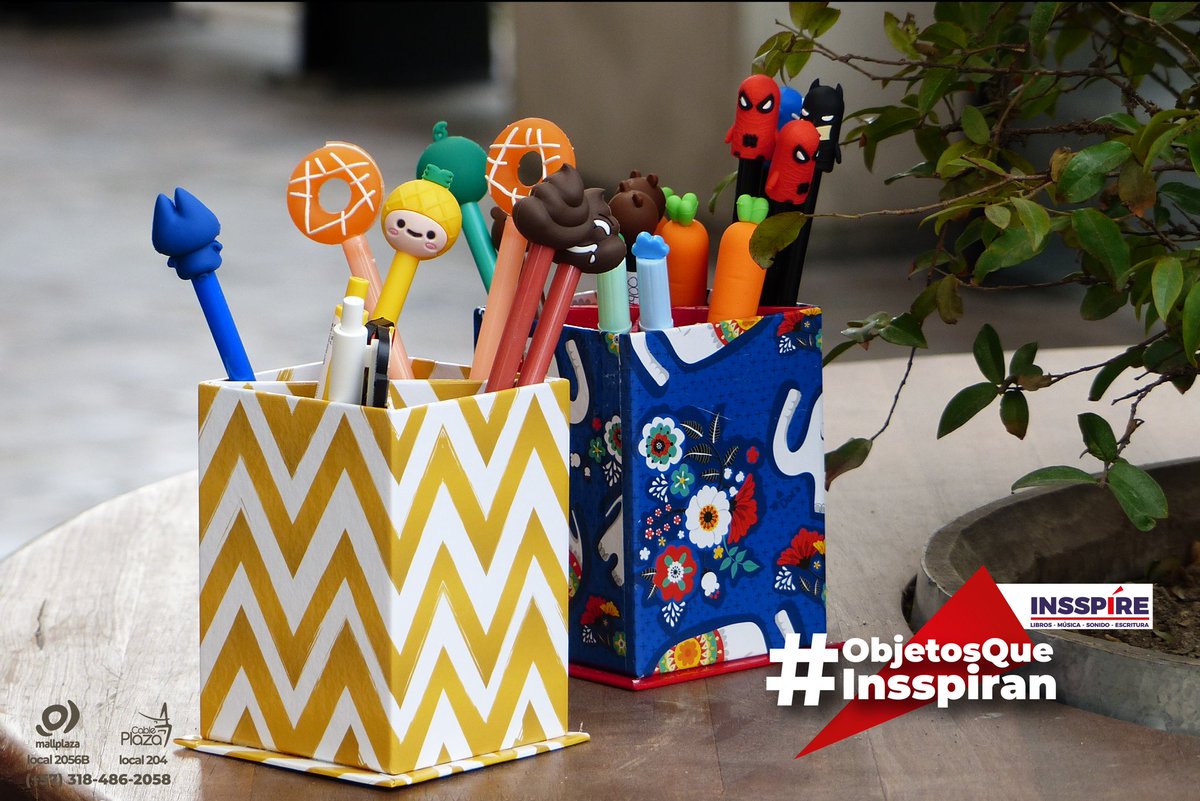 INSSPIRE_'s tweet photo. #ObjetosQueInsspiran 🌟
Organizadores, Lapiceros, y muchos objetos más en nuestras tiendas. ¡Perfectos para ti, o para regalar! 🎁
Ven a nuestras tiendas de @cable_plaza y @mallplazaco https://t.co/I5gS6NNTs7