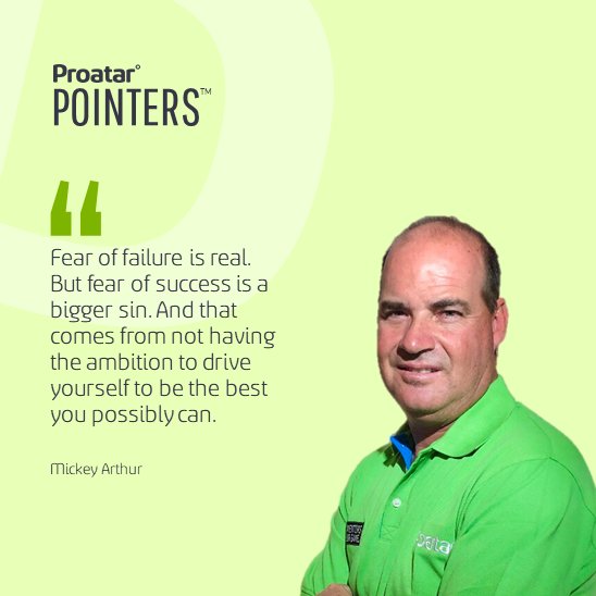 proatar's tweet photo. Motivational from #Proatar mentor Mickey Arthur. Let's push ourselves to get to that next level.
#mondymotivation #coachquotes #coaching #mentoring #cricketcoaching #cricketmentoring #GetTheElites #RaiseYourGame๐ https://t.co/Xy8arS7Mcp
