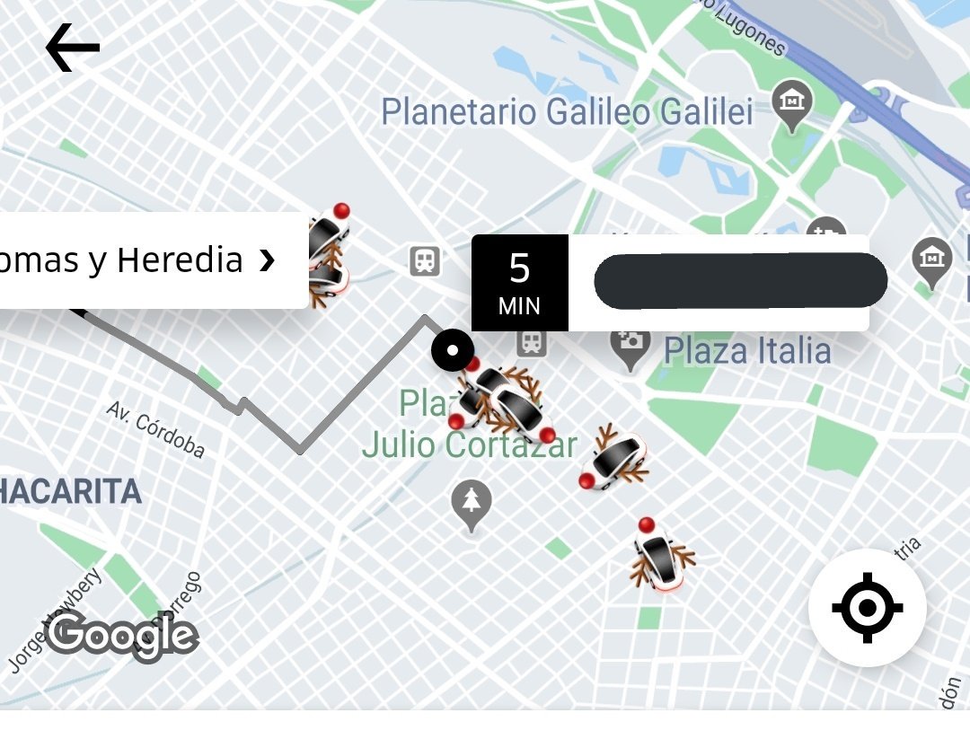 sofiverdi's tweet image. La edición navideña de Uber