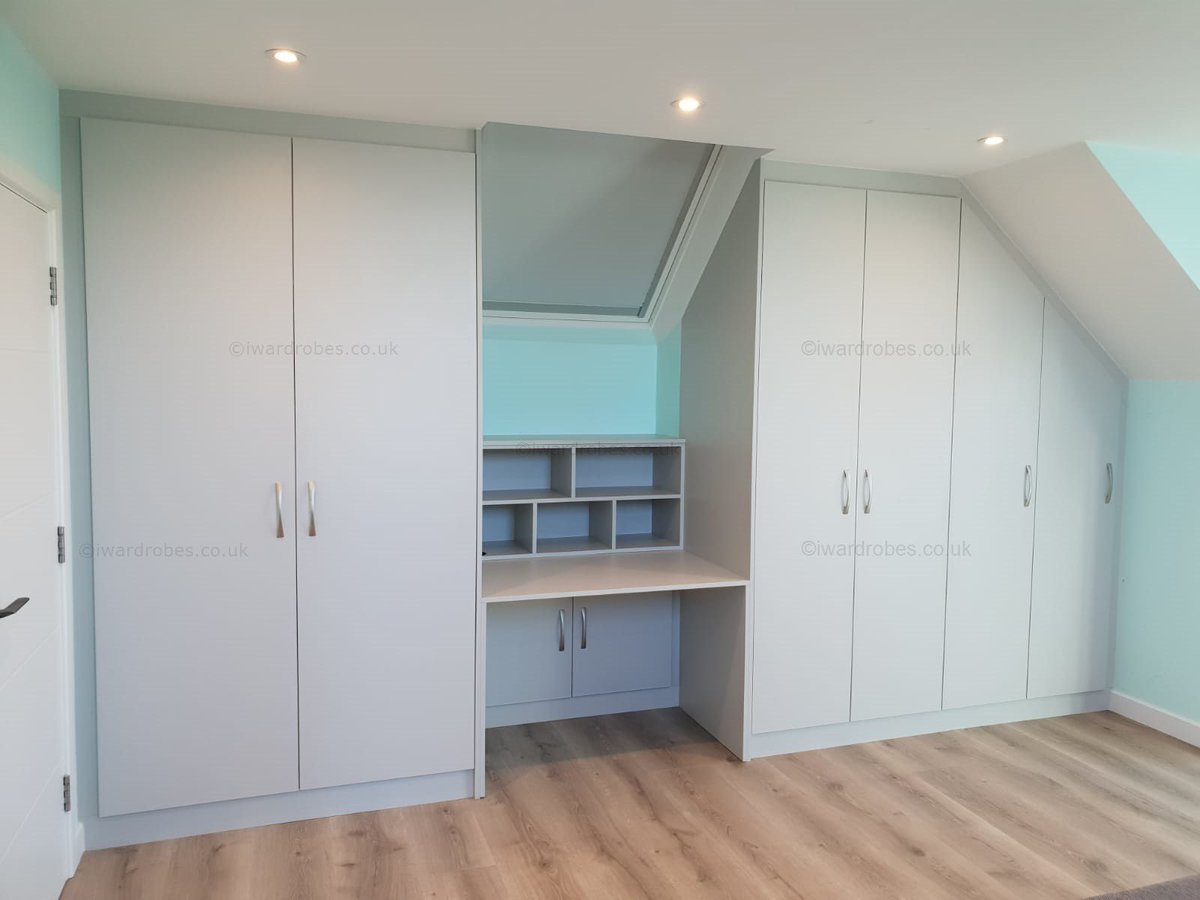 Iwardrobes On Twitter Triple Slope Loft Wardrobe With Study