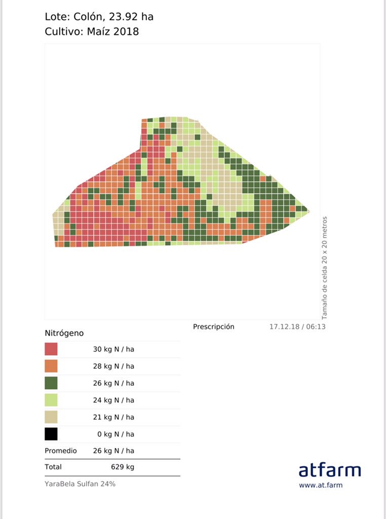 ColorittoCab's tweet image. Refertilizacion variable en maíz #yara #nsensor #refertilizacion