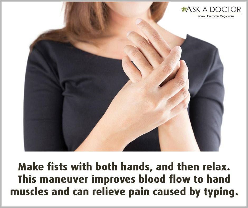 DailyHealthTips's tweet photo. Largest Health Q&A site.
Ask a Doctor Online at
https://t.co/kQBzB69Ql9
#makefistwithbothhands #improvebloodflowtohands #getrelieffromtypingpain #painrelief #AskADoctor #DailyHealthTips #HealthcareMagic https://t.co/wDsJqkn0sX
