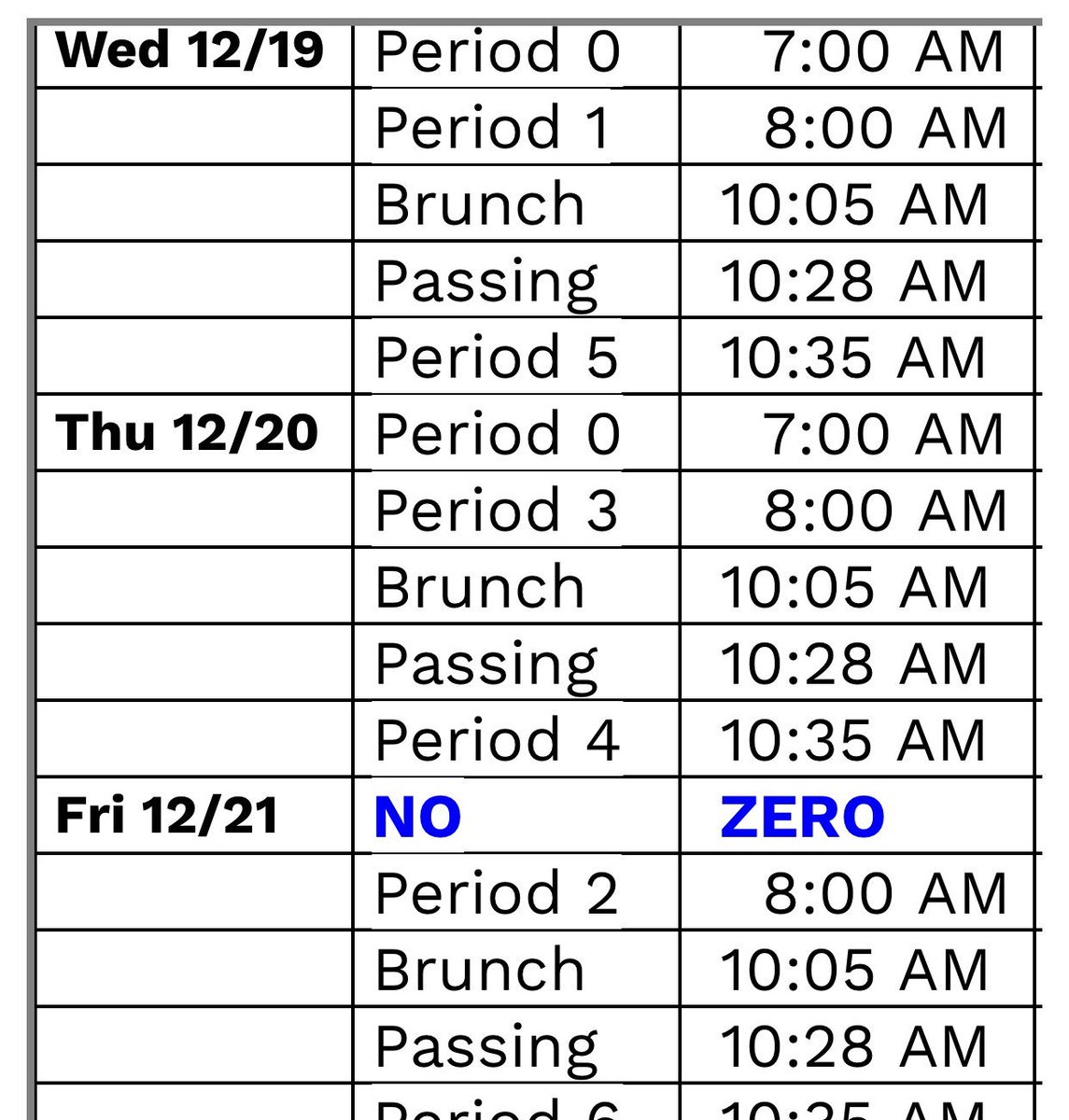 cvasbleadership's tweet photo. Finals Schedule https://t.co/2FoPkA5FVc