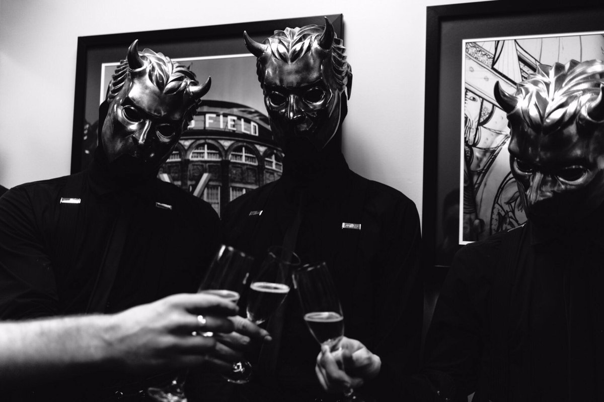thebandGHOST's tweet image. [MESSAGE FROM THE CLERGY] 

We wish to inform you Ghost was overwhelmed with the loyalty &amp;amp; passion shared during Saturday's @barclayscenter ritual. Thank you for your unwavering support throughout #APaleTourNamedDeath.