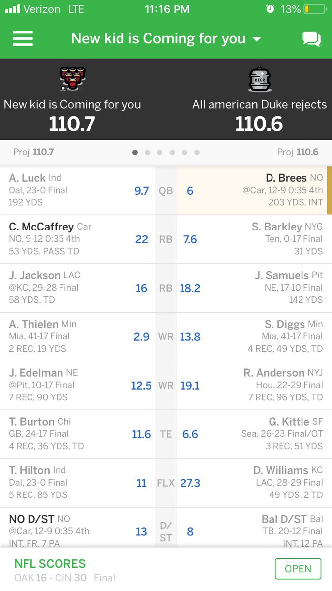 ryanuscfan7's tweet photo. Crazy ending to get into the championship!! @YahooNoise @MatthewBerryTMR https://t.co/5yvr1KF3b2