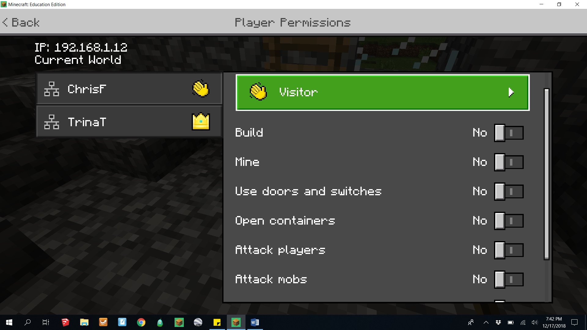 Mrfugetech Finally Figured Out How I Enabled User Specific Permissions In Playcraftlearn Not Even Sure The Team Knows This Is In There But If You Do Two Scoreboard Commands Mrfugetech Finally Figured Out How I Enabled User Specific Permissions In Playcraftlearn Not Even Sure The Team Knows This Is In There But If You Do Two Scoreboard Commands