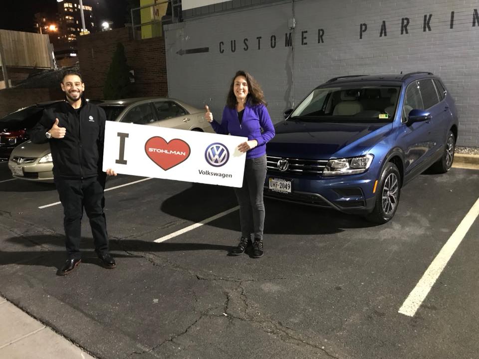 StohlmanAuto's tweet image. WOOT WOOT!!! Sam Estansis just got Nancy Rau into her very own 2019 Tiguan SE 4Motion! Thanks for choosing StohlmanVW Nancy! #stohlmanvw #samvw