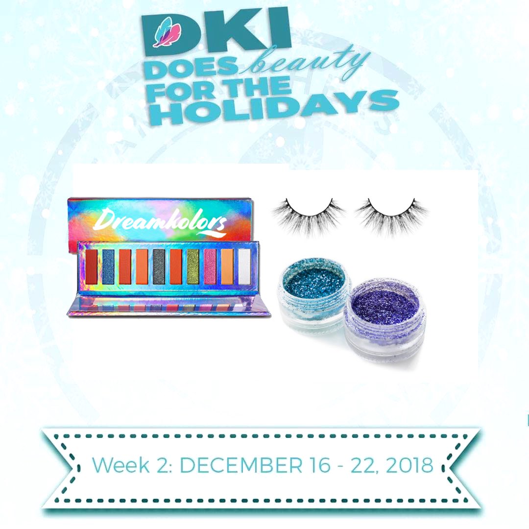 dreamkolors's tweet photo. DKI DOES THE HOLIDAYS! Week two beauties! Follow us and tag a friend to be entered to win a palette, lashes and eye glitter. 💅🏽💋👸🏻 https://t.co/ozvRxJG15D