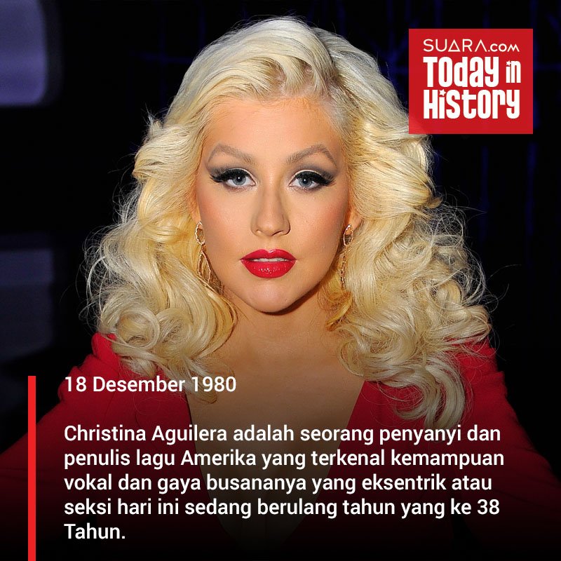 Happy Birthday Christina Aguilera..
. 