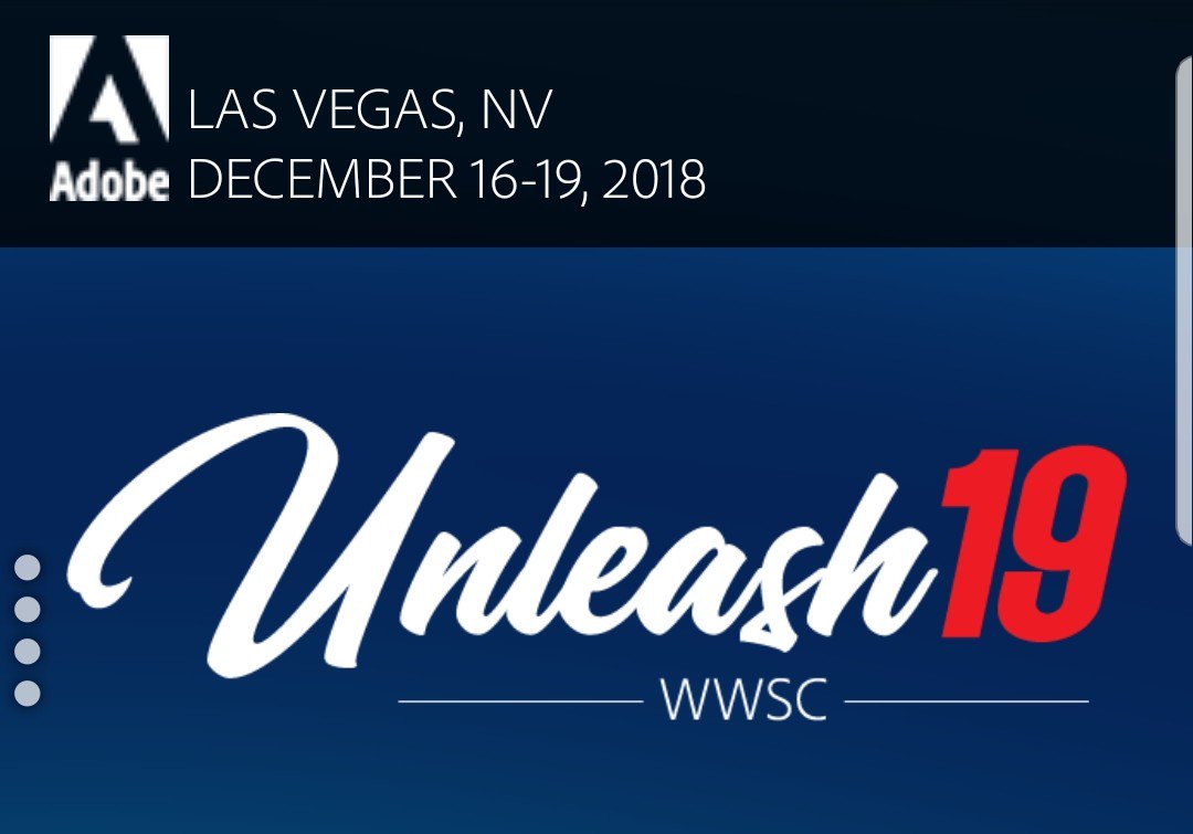 WeAreIDADigital's tweet photo. Excited to again attend  @Adobe World Wide Sales Conference! Lots of news on Experience Cloud, Experience Cloud &amp; new family members Magento &amp; Marketo!   #WWSC2019 #WWSC   #weareida @AdobeExpCloud @magento @marketo https://t.co/er0qf7tjZU