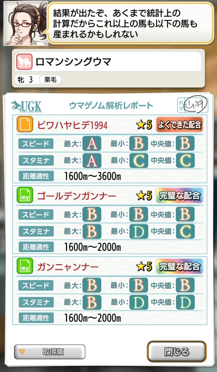 種プレ牧場 Narと和解 おんなじ血統 同じ〆種で94 84の肌と95 85の肌 スピスタどっちも前者のほうが劣るのにゲノムは後者のほうが高いのなんでなん