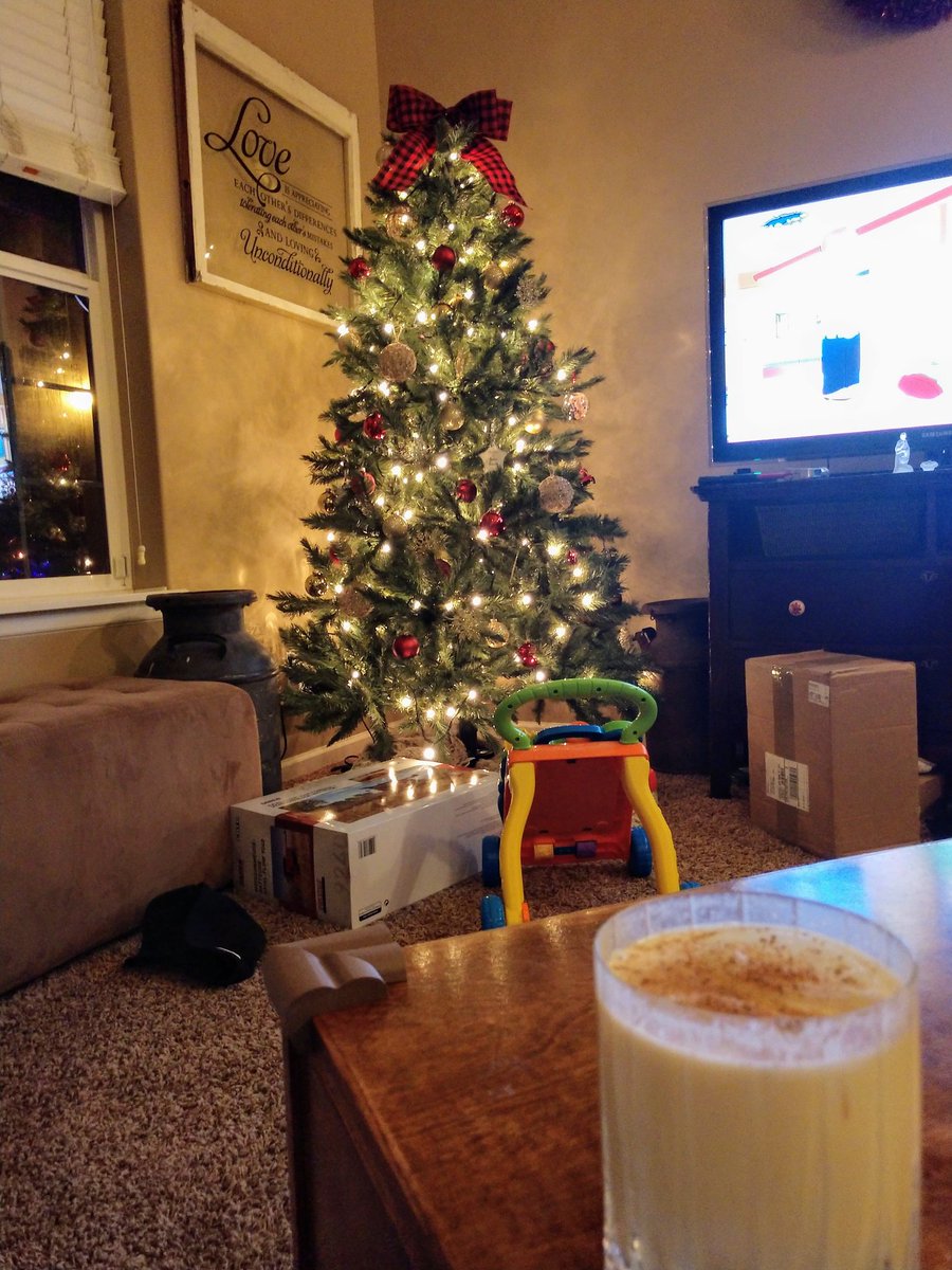 I know it's traditional to spike egg nog with rum, but @CrownRoyal is just better. #convincemeotherwise